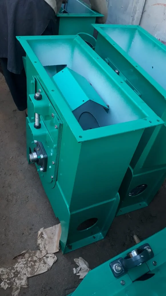 Elevator bottom fabricated for a rice mill